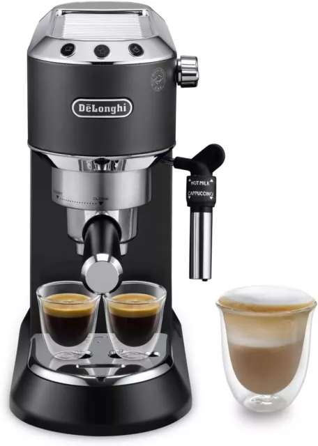 De'Longhi Dedica Style EC685BK, Machine Expresso,Boissons Café et Lactées, NOIRE