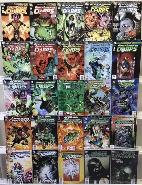 DC Comics Green Lantern Comic Book Lot Of 25