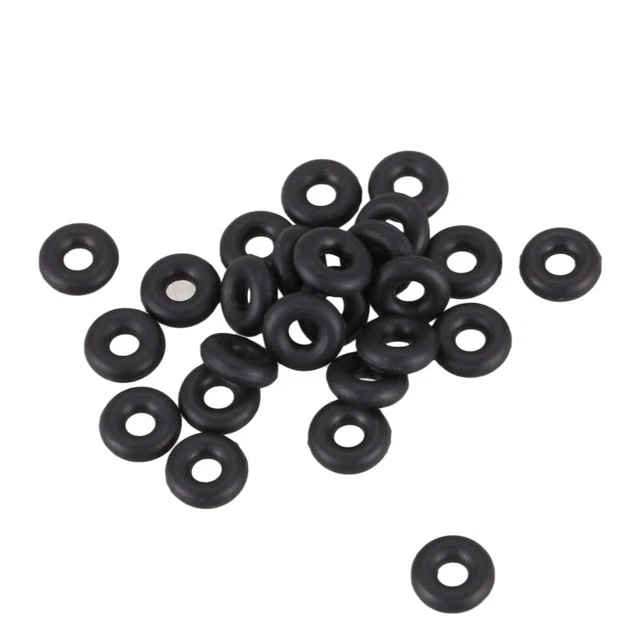 20 pezzi 5,6 mm diametro 1,8 mm spessore dischi in gomma nera O-Olio R4X52461