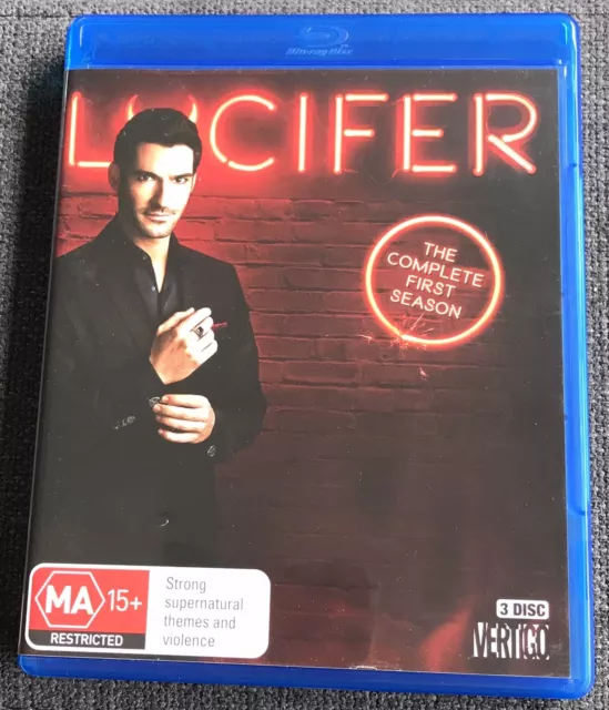 Ma　LUCIFER　First　X　(BLU-RAY　Disc　15+)　The　$9.95　Complete　Season　PicClick　AU