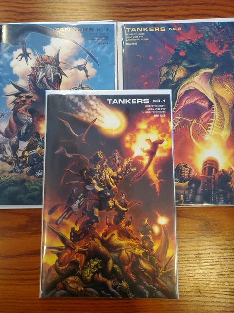 Tankers #1-3 Full Run Bad Idea 2021 Robert Venditti Juan Jose Ryp 1st Print!NM+
