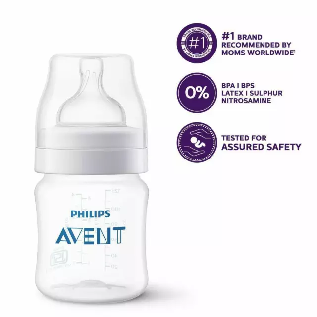 Philips Avent Anti Colic Bottle 125ml 0m+ Single SCF810/10