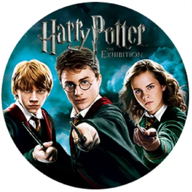 Harry Potter Edible Birthday Cake Icing Sheet Topper Decoration Round Image