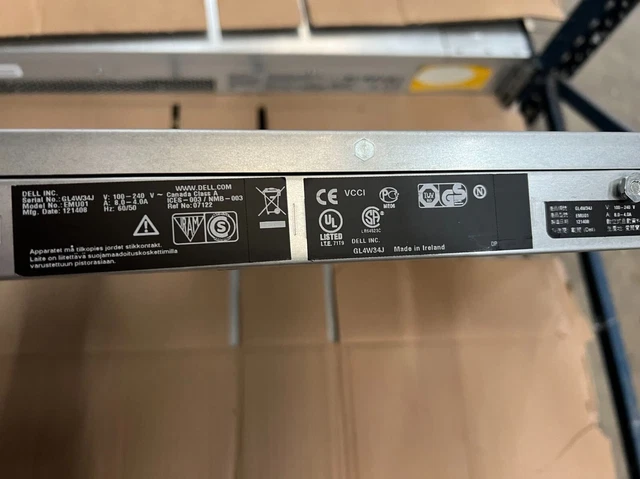Serveur Dell PowerEdge 1950 - 2x Xeon E5420 2.50GHz - 16GB RAM - 80GB - Reconditionné