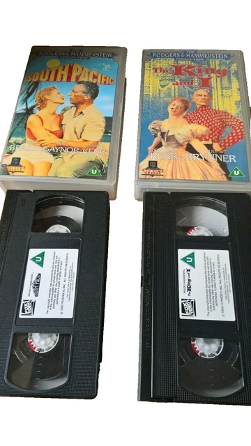 2X MUSICAL VHS South Pacific & the king and I - Rodgers & Hammerstein ...