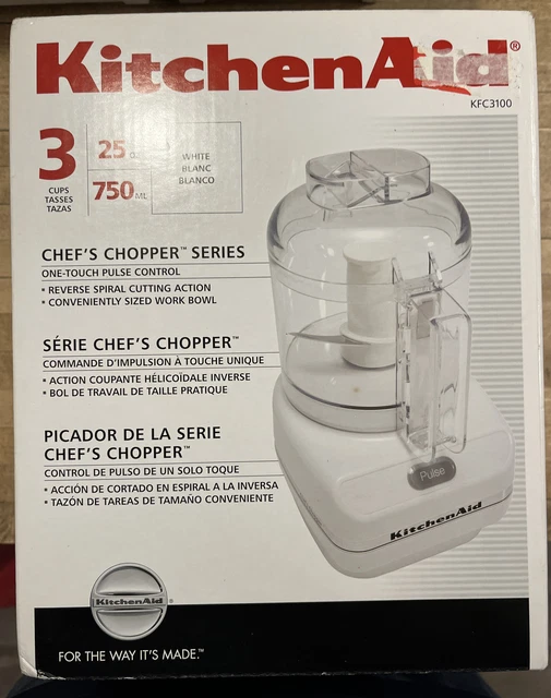 KITCHENAID CHEF'S CHOPPER Mini Food Processor KFC3100 WORK BOWL