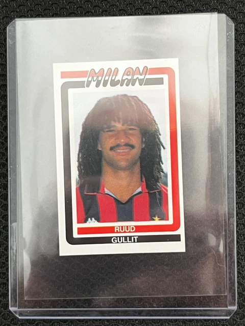 Autocollant EUROFLASH Calcio 90 – Ruud Gullit Milan AC N°237, Non Collé