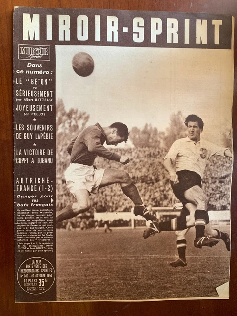 BUT CLUB - Le Miroir Des Sports N°493 - 1954 - Spécial Olson-Langlois - Etat Correct