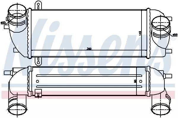 Nissens 96559 Intercooler Charger