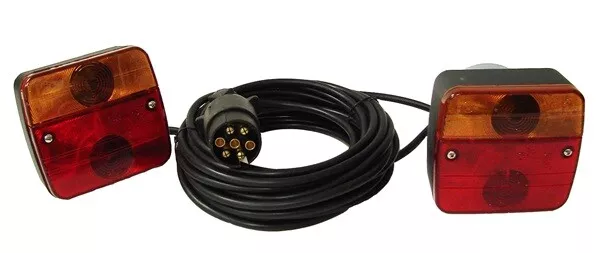 12v Magnetic Lighting Pod & 6m Cable MP44914 Maypole Genuine Top Quality Product