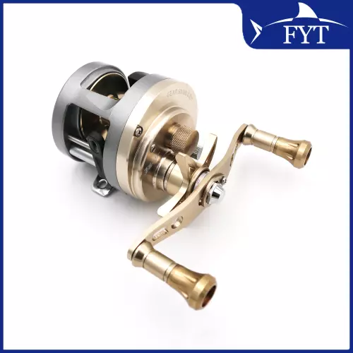 Full Metal 10BB Ball Bearings Right Hand Drum Wheel Boat Sea Fishing Reel 2