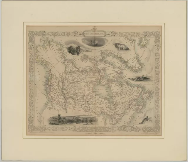 J. Rapkin - 1849 Engraving, Map of British America 2