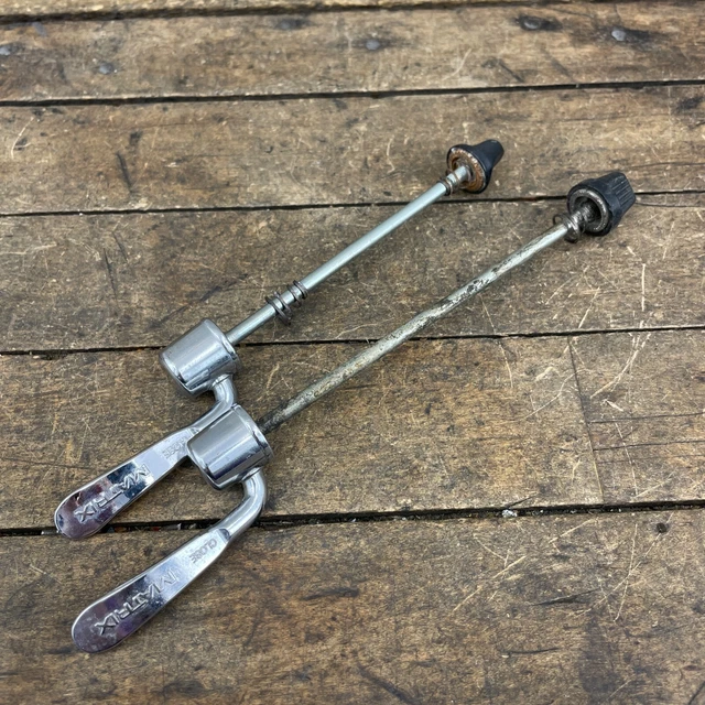 Vintage Trek Matrix Skewers Set  126 mm QR Quick Release Road MTB Two