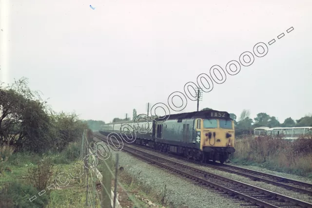 35mm ORIGINAL COLOUR SLIDE OF A DIVERTED CLASS 50 AT WAVERTON, CHESHIRE IN 1972.