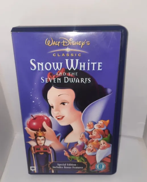 Snow White and the Seven Dwarfs - Walt Disney - PAL VHS Video