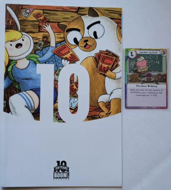 ADVENTURE TIME FIONNA & CAKE CARD WARS #1 Brown 1:10 BOOM! Studios Incentive NM+