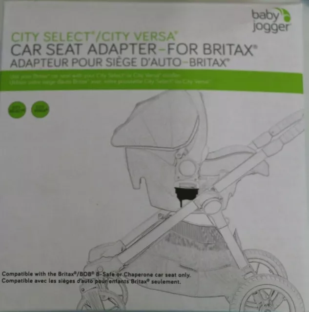 Baby Jogger BJ90331 Car Seat Adapter for Bob, Black für Citi Select/City Versa