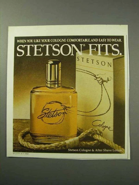 1986 Stetson Cologne Ad - Comfortable, Easy to Wear