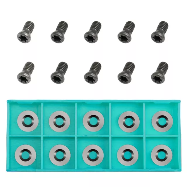 10Pcs Diameter 12mm Round Carbide Cutter Insert Fits For Ci3 Wood-Turning