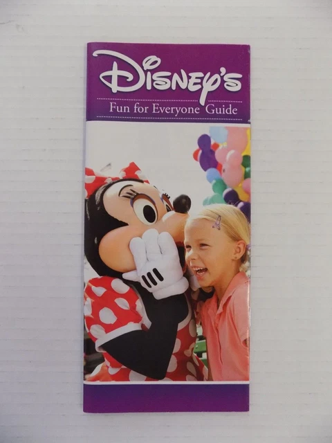 Disney Brochure.pdf WALT DISNEY WORLD Brochure Magic Kingdom EPCOT Animal Kingdom 2012 HTF ...