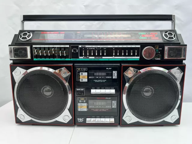 TEC 880 RR Boombox Ghettoblaster vintage Radiorecorder working aka Helix