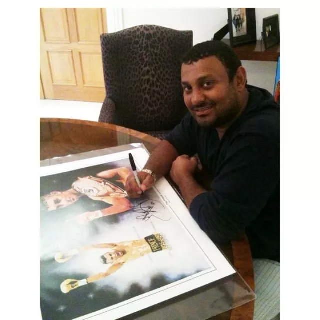 Naseem Hamed Signed Print ~ Framed Only - Last 6 38” X 31”  By Patrick J Killian