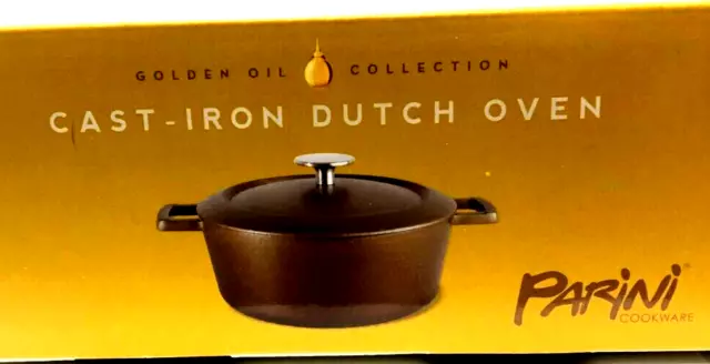 DUTCH OVEN 7QT.STAINLESS STEEL POT WITH LID, KITCHEN COOKWARE, IN BOX, BY  PARINI