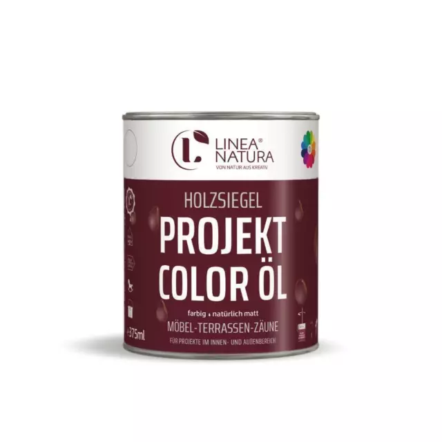 Projekt Color Öl 10L Hartöl Holzöl Möbelöl  farbig für Innen Außen Bereich