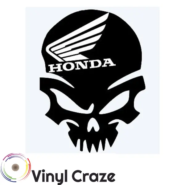 Punisher Skull JDM Racing ANY Color Vinyl Decal Fits Honda Wing Civic Vtec Si