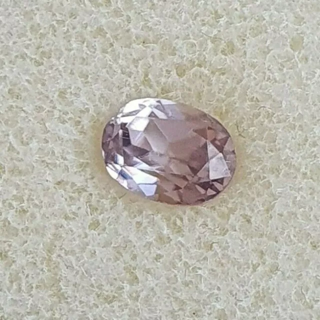 Natural earth-mined soft pink zircon gemstone...2.46 carat