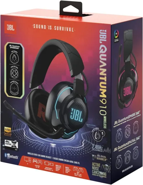NEW JBL QUANTUM Gaming AU Wireless STOCK* $379.00 910 *AU Over-Ear - PicClick Headset - Black