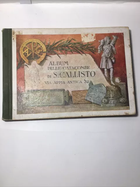 Album Delle Catacombe Di S. Callisto Via Appia Catacomb Photo Italy Souvenir