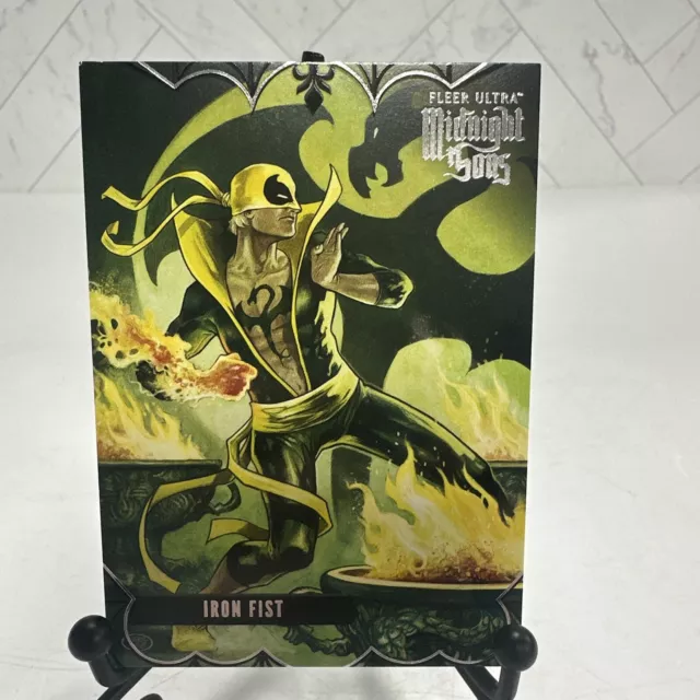 2023 Fleer Ultra Midnight Sons Iron Fist #45 Silver Base