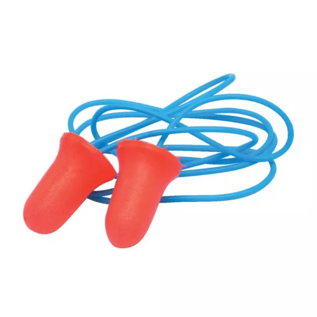 Howard Leight Max Corded Ear Plugs - Honeywell Soft Foam Earplugs Pairs SNR 37dB