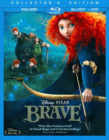 Brave (Blu-ray/DVD, 2012, 3-Disc Set, Collectors Edition) AMAZING IN PERFECT