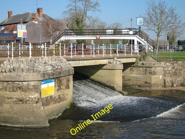 Photo 6x4 Twyford weir, River Medway Congelow  c2012
