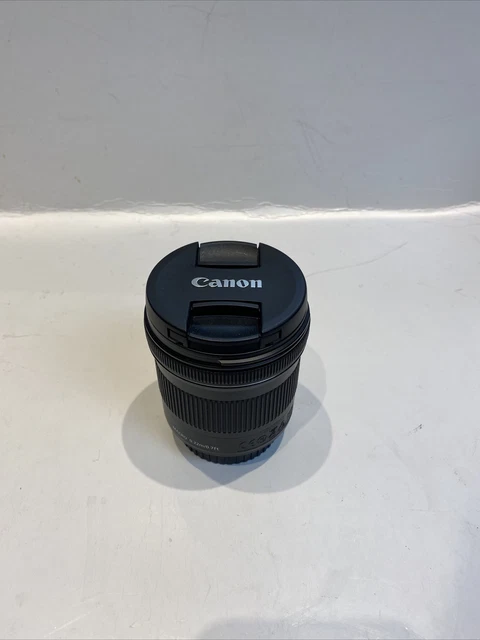 Canon EF-S 10-18 mm stabilizzatore d'immagine F4.5-5.6 IS STM copriobiettivo anteriore e posteriore