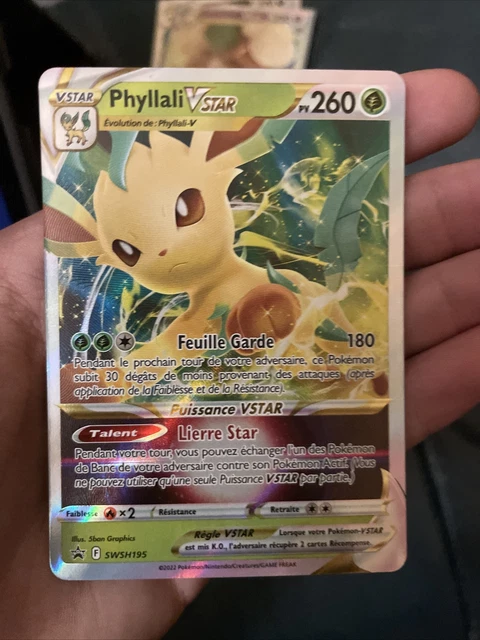 Carte Pokémon Phyllali Vstar SWSH195 FR Neuve