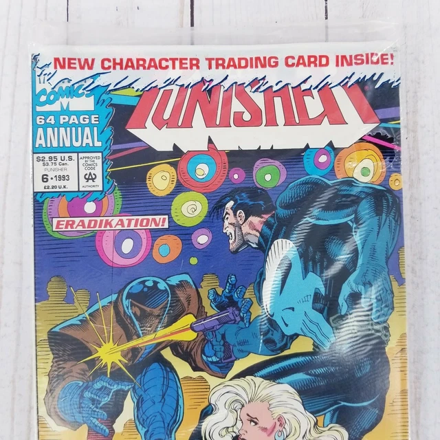 The Punisher Annual #6 Marvel Comics 1993, In Original Polybag With Trading Card 2