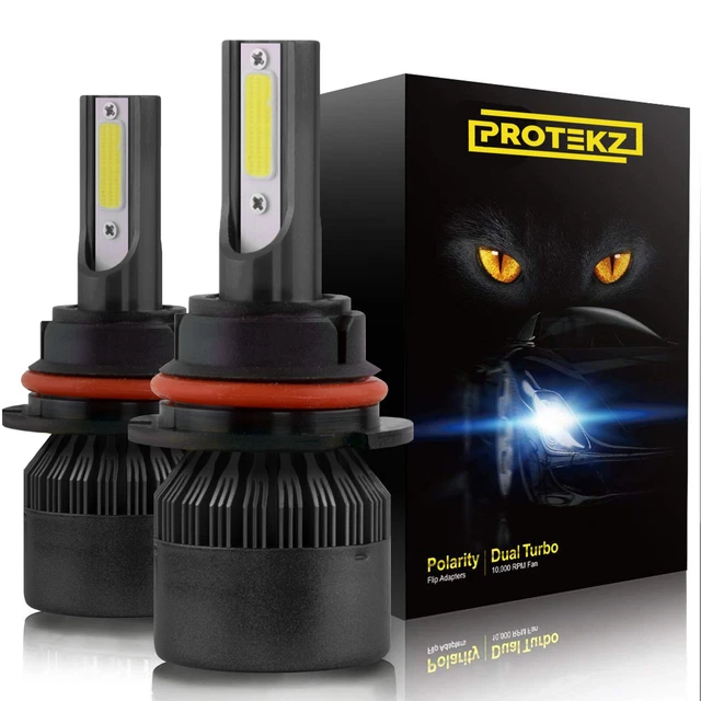 LED Headlight Bulbs 9007 HB5 CREE CSP Chip 6000K Xenon White Plug&Play High Low