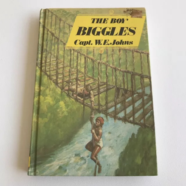 The Boy Biggles Captain W.E. Johns VINTAGE Hardcover Book Dean & Son