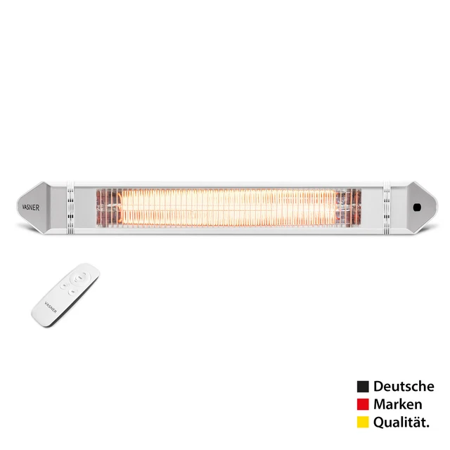 B-Ware VASNER Teras 25 Heizstrahler Terrasse Infrarot Heizstrahler Weiß
