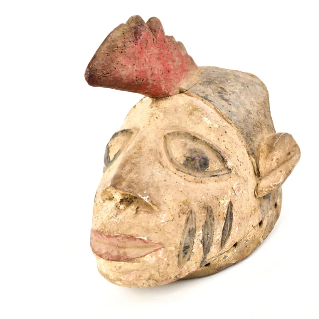 Yoruba Gelede Mask with Bird Face Nigeria 7