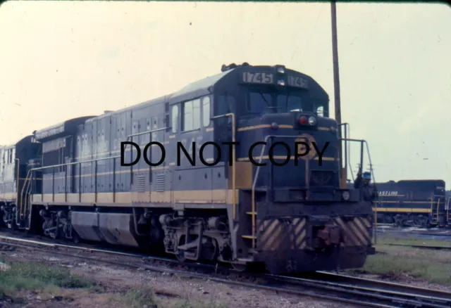 Seaboard Coast Line GE U33B #1745 Original Railroad Slide ax