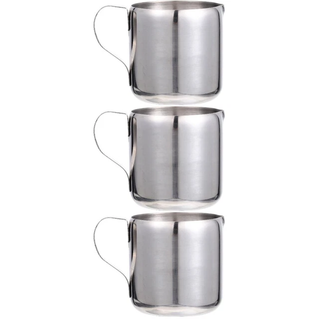 3 piezas jarra de vapor leche de café leche portátil vaso de carruaje para leche de tienda -Frother