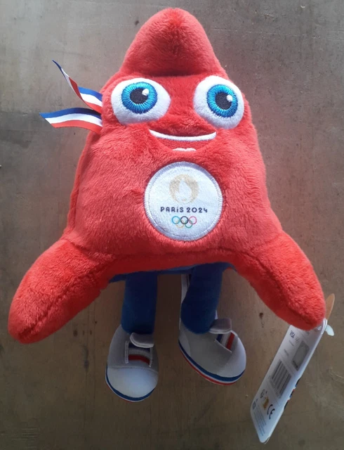 PELUCHE MASCOTTE OFFICIELLE Jeux Olympiques 2024 Les Phryges EUR 35,00