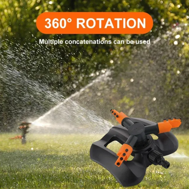 Advanced Design Rotating Sprinkler for Optimal Area Coverage in Gardens
