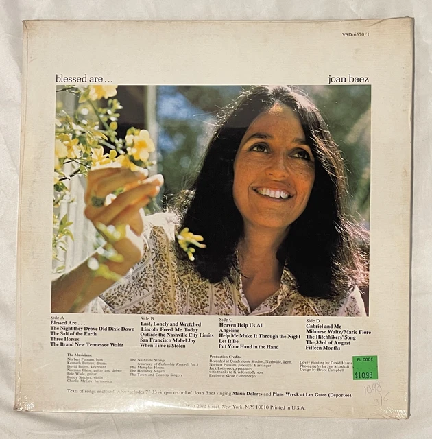 Joan Baez - Blessed Are... FACTORY SEALED Original Pressing 2xLP VSD-6570/1 Folk 2