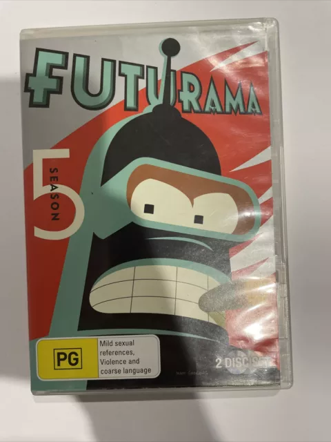 Futurama Season 5 DVD Region 4 AUS TV Series Free Postage - Comedy - VGC