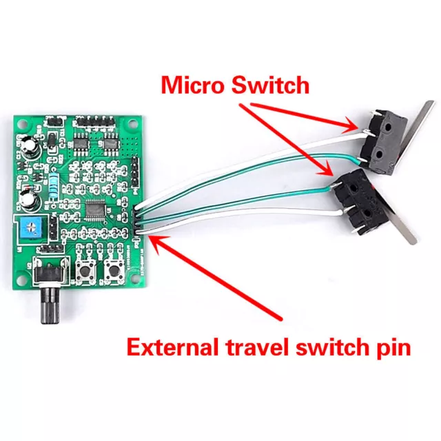 DC5V-12V 2-phase/4-phase 5-wire Mini Stepper Motor Driver Board Speed Controller